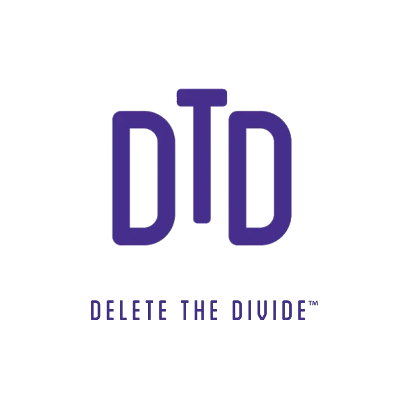 Delete the Divide Program Logo - Braven Agency